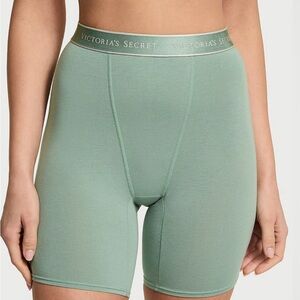 NWT!  Victoria's Secret Seasalt Green Logo High Waist Boxer Brief